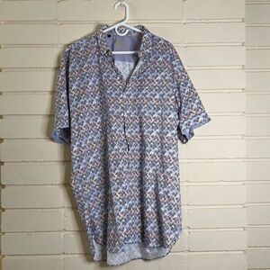 Westport Black Multicolored Button Down 2XL Tall‎